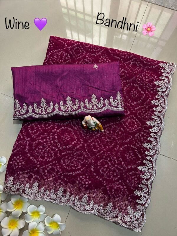 CHIFFON SAREE - Image 4