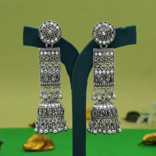 Oxidised Earring