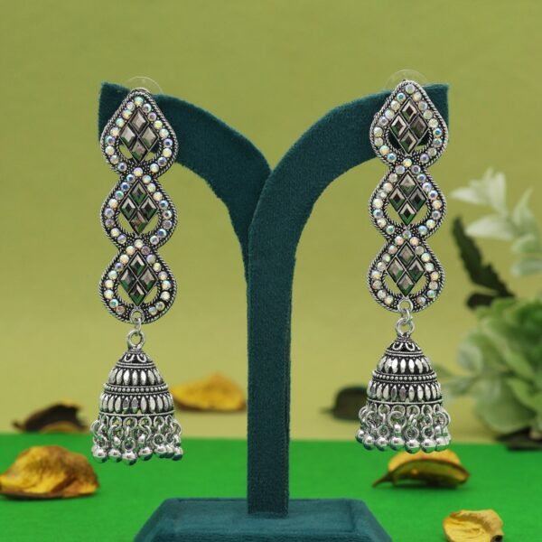 Oxidised Earring