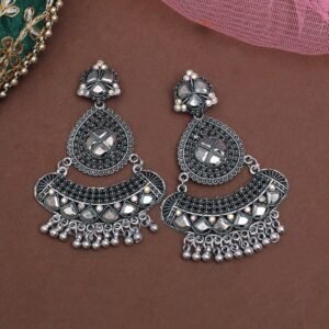 Oxidised Earring