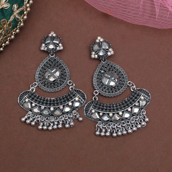 Oxidised Earring