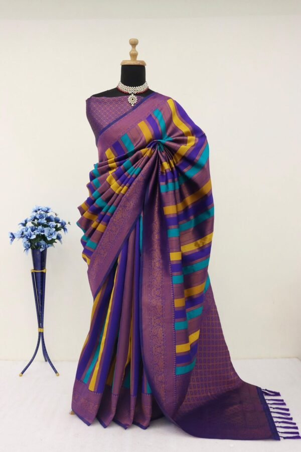 pure sofT kanjivaram Saree - Image 2