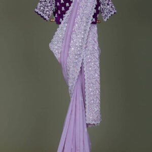 Lavender Sarees