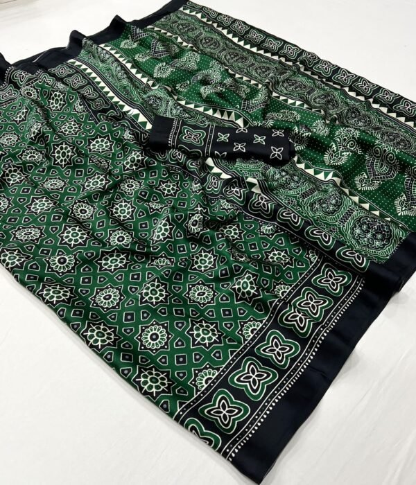 SATIN CREPE SAREE - Image 17