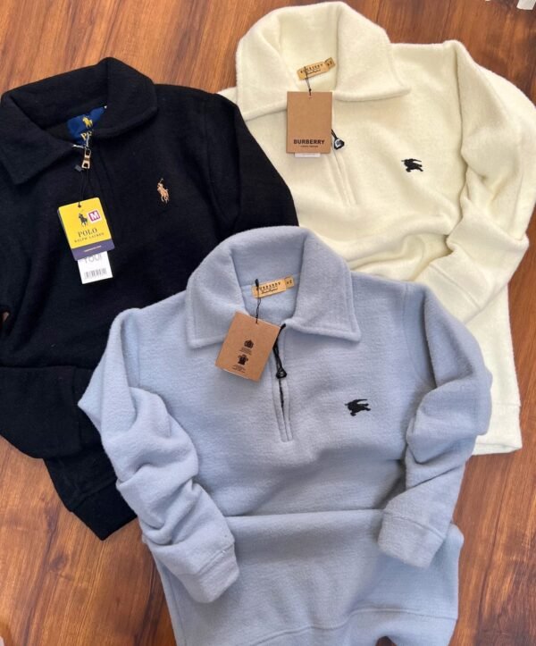 BURBERRY PREMIUM ZIPPER PULLOVER - Image 4