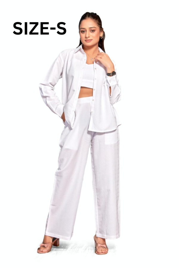 Three Piece Co-ord Set WHITE