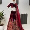 Lehenga Chunni Velvet - Image 3