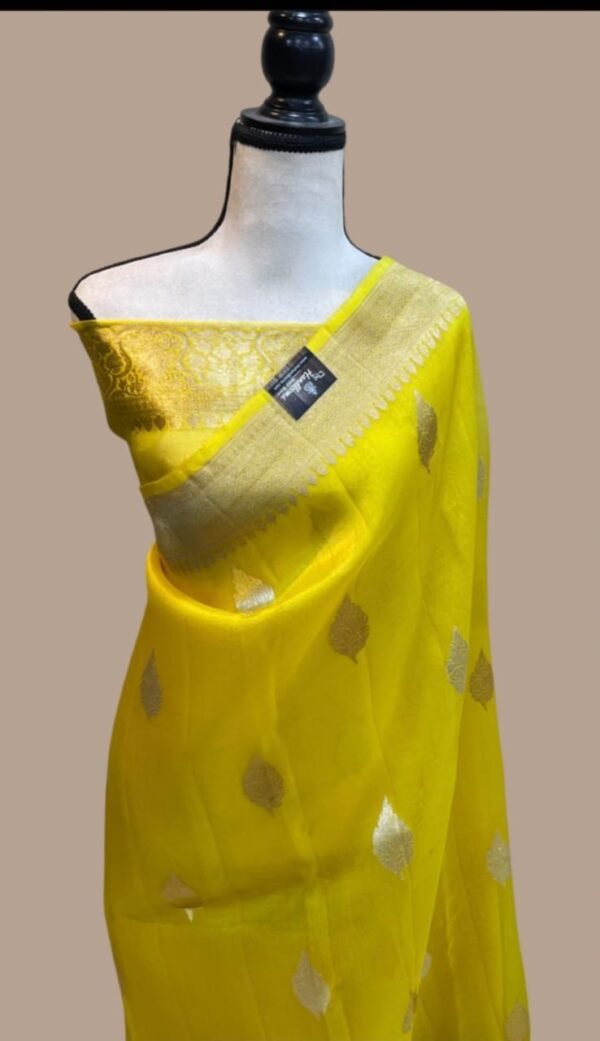 Banarasi kora organza saree - Image 8