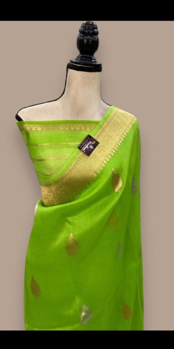 Banarasi kora organza saree - Image 4