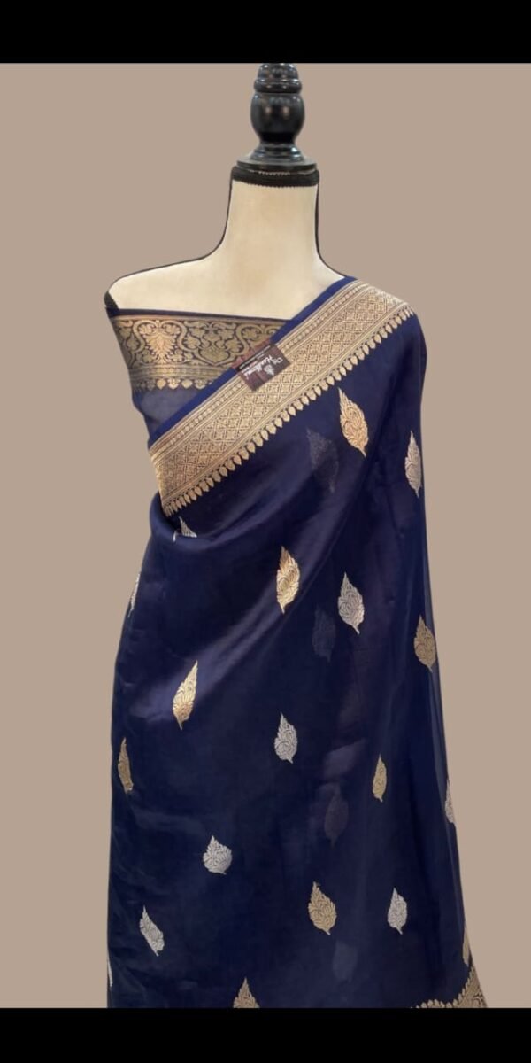 Banarasi kora organza saree - Image 3
