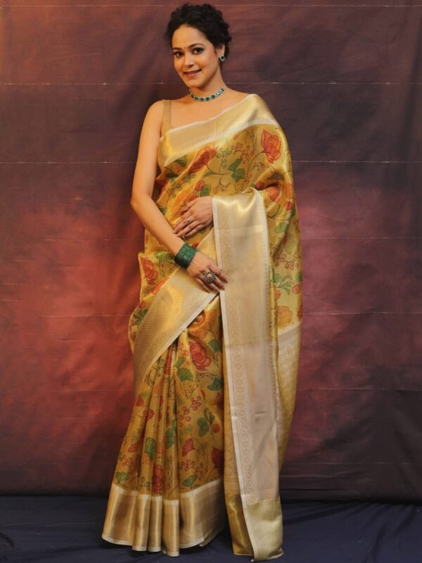 Banarasi tissue silk saree - Image 6