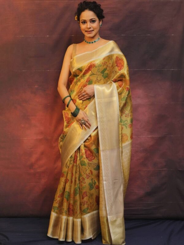Banarasi tissue silk saree - Image 4