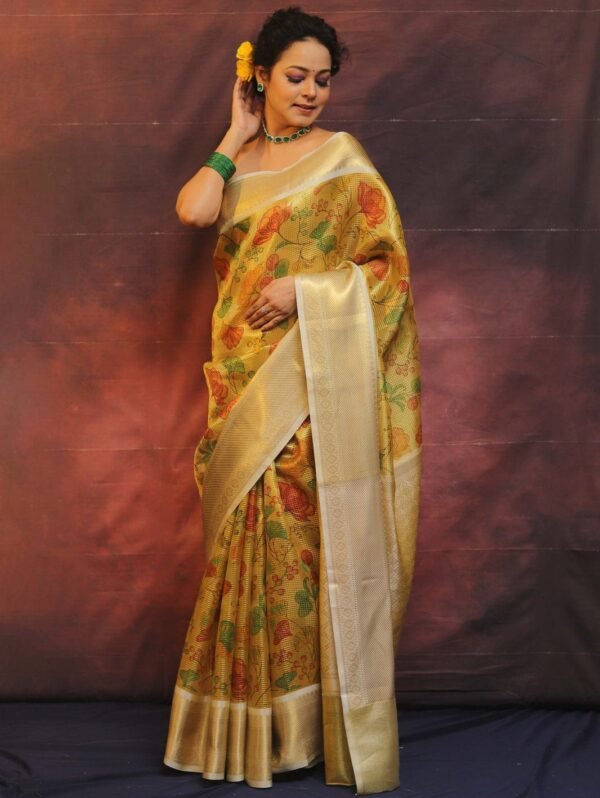 Banarasi tissue silk saree - Image 2