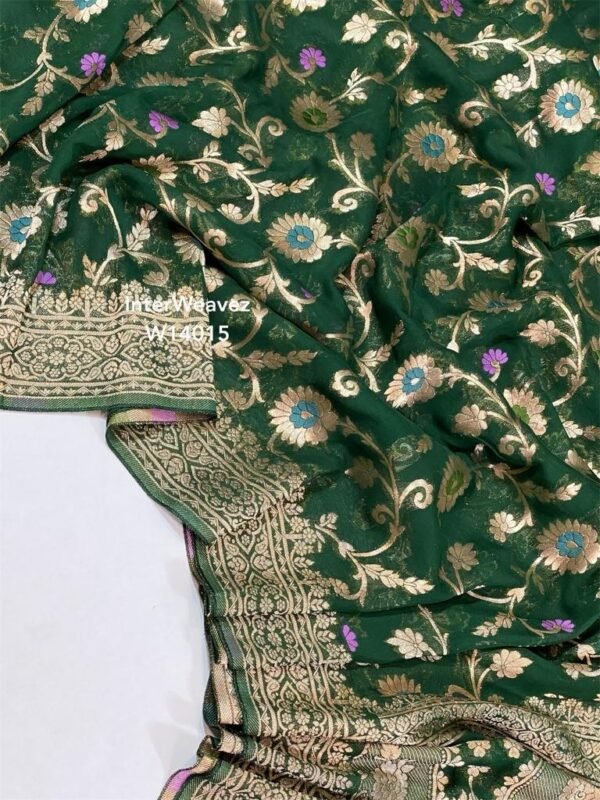 Banarasi semi Georgette saree - Image 8