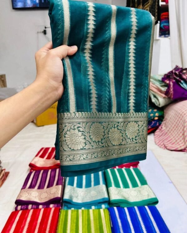 Banarasi kora organza saree - Image 3
