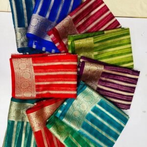 Banarasi kora organza saree