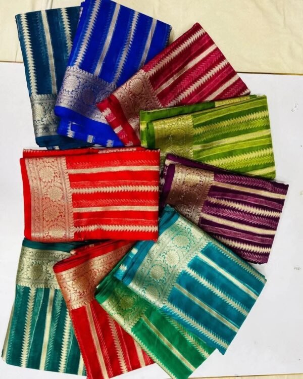 Banarasi kora organza saree