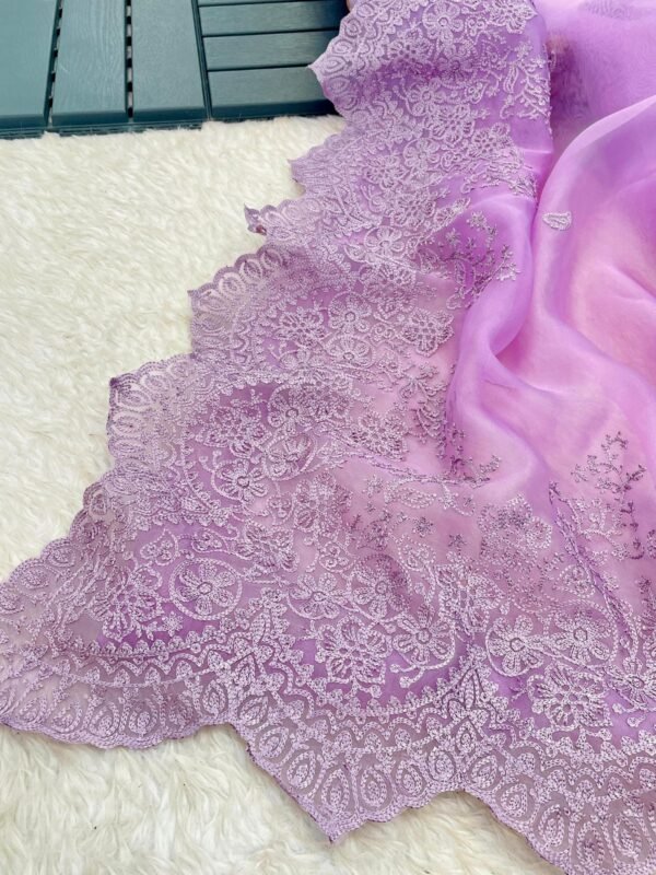 Organza Saree - Image 11
