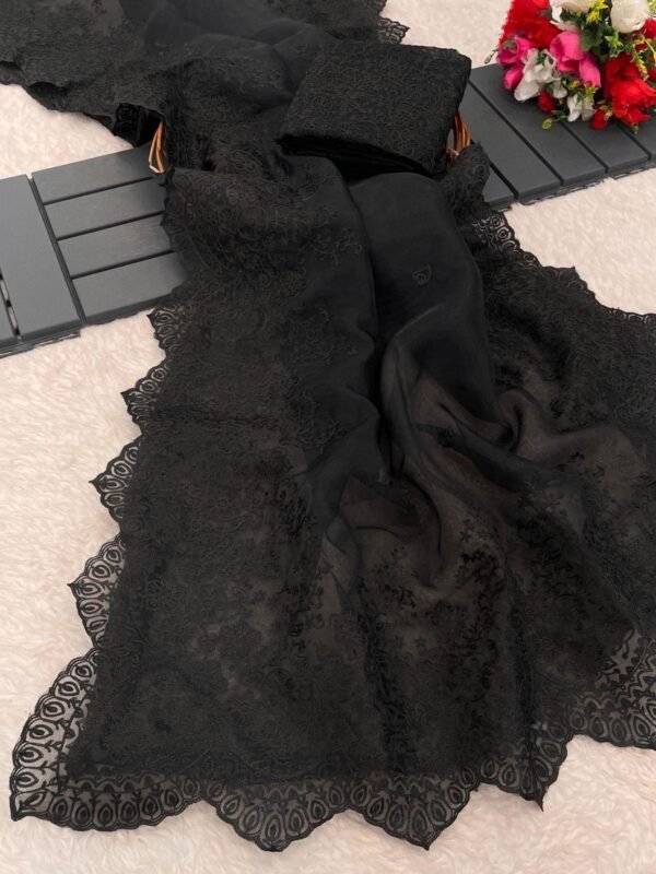 Organza Saree - Image 10