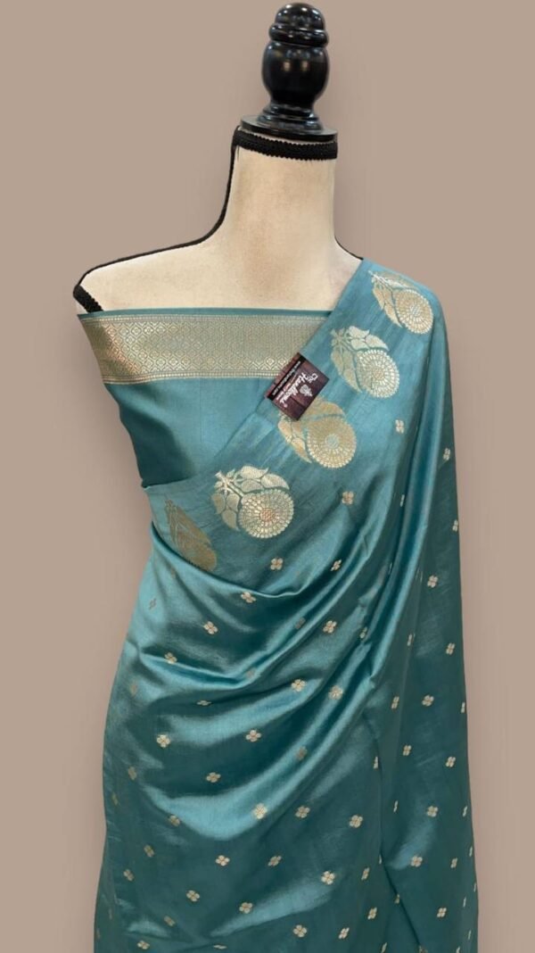 Banarsi kattan soft silk saree.