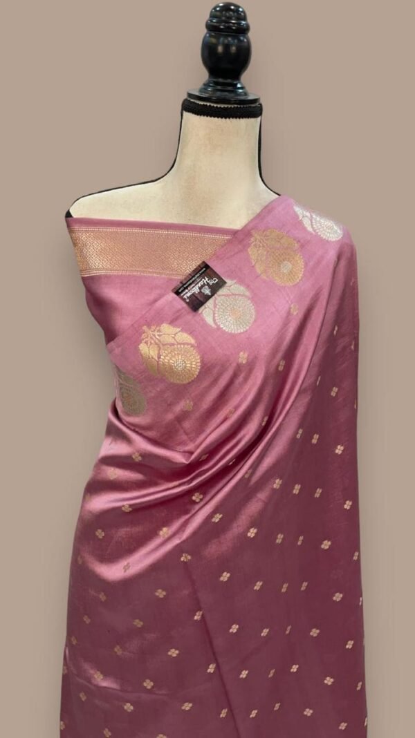 Banarsi kattan soft silk saree. - Image 6